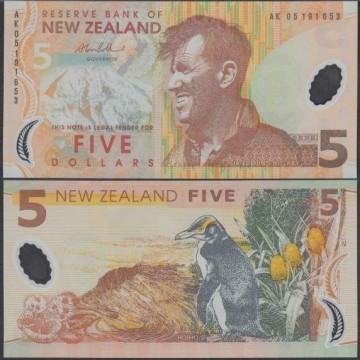 NZD Dollar 5 Bills